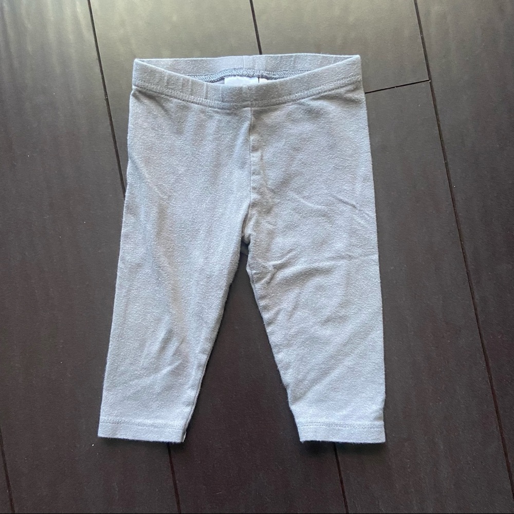 Jumping beans gray glitter baby girl leggings 9M GUC